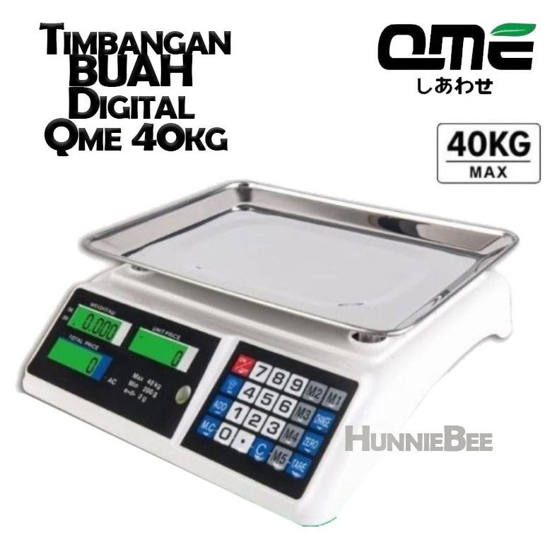 NEW QME Timbangan Buah Digital Qme 40KG Max
