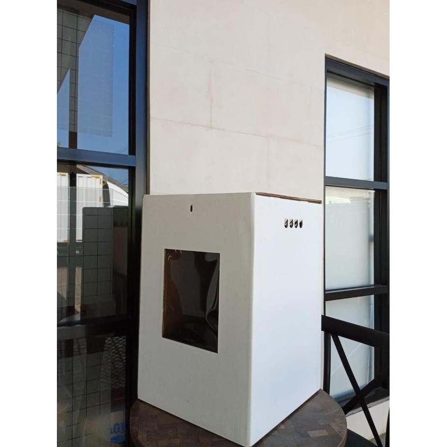 

ready BOX/DUS KOTAK SUARA KPU/RT/RW/PILKADES/40x40x60cm KARDUS BARU (PEMILU)