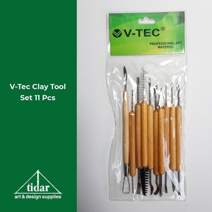

ready !!! V-Tec Clay Tool Set E88/11 - Pottery Sculpting Tool - Butsir