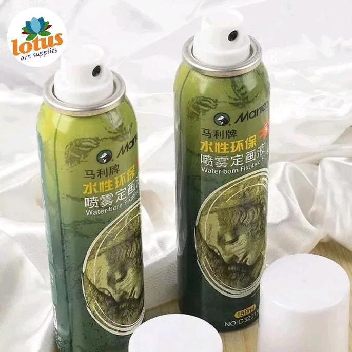 

ready !!! Maries Fixative Spray Water based untuk melindungi sketch gouache