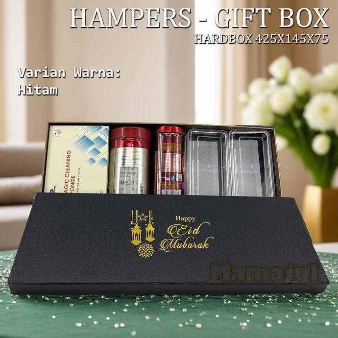 

ready [MAMAJUL] Kotak Kado Kosong Tanpa Isi Spesial Lebaran Idul Fitri - HAPPY EID MUBARAK 4 Warna 5 Ukuran - Hampers Hard Box - Gift Box