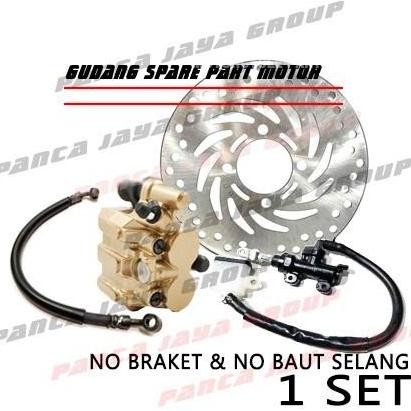 CAKRAM KALIPER PIRINGAN BELAKANG SET MINERVA XROAD X ROAD 150S 150-S