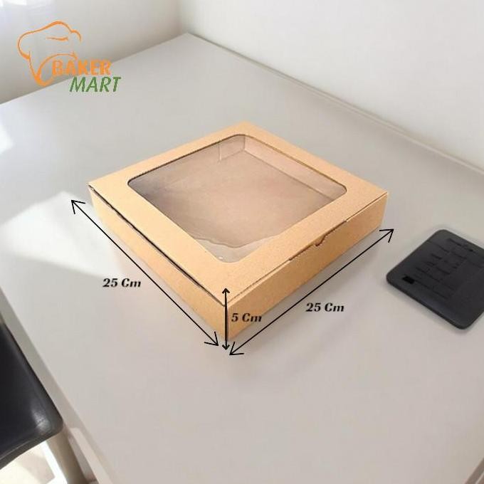 

ready Box Karton / Kardus Coklat 20x20x5 / 22x22x5 / 25x25x5 / 5 Pcs
