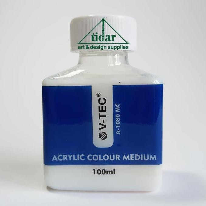 

ready !!! V-tec Acrylic Medium 100 ml - Pengencer / Campuran Cat Akrilik Vtec