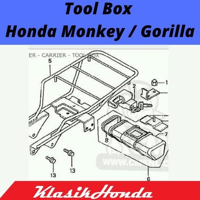 Tool Box Honda Monkey / Gorilla