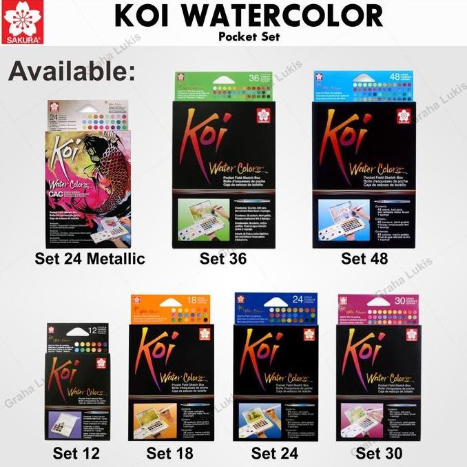 

ready !!! Sakura Koi Watercolor Pocket