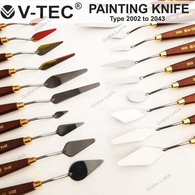 

ready !!! V-Tec Paint Knife / Pisau Palet / Painting Knife
