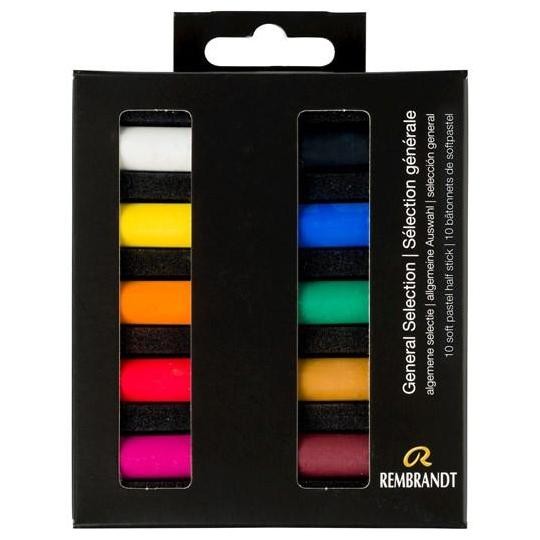 

ready !!! rembrandt Soft pastel set General Selection 10 half pastels