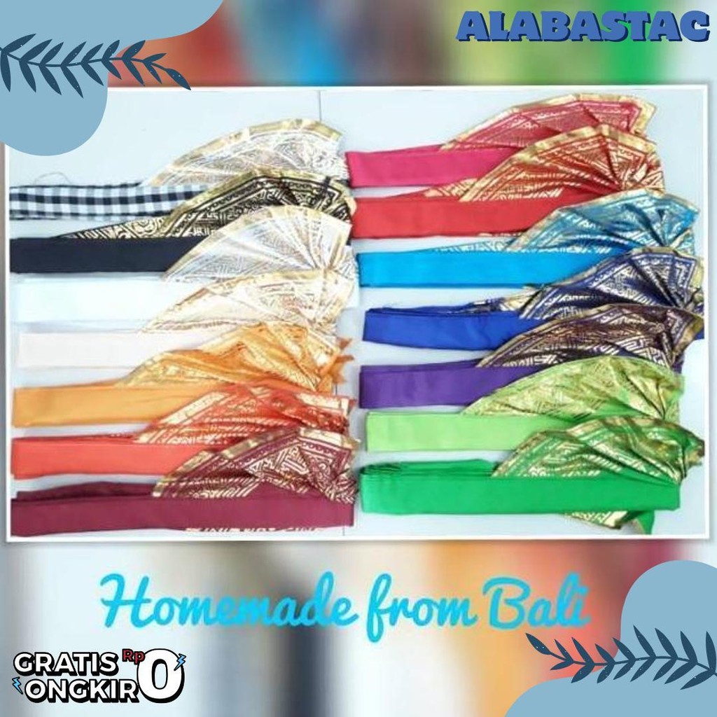 Udeng Pencak Silat Udeng Bali Udeng Seni Ikat Kepala Setengah Jadi Termurah Bisa Cod Diskon