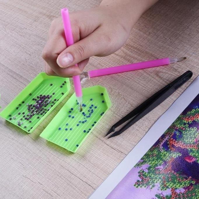 

ready !!! Kit Alat Lukis Berlian DIY 5D/Alat Lukis Mosaik Set Kreatif DIY