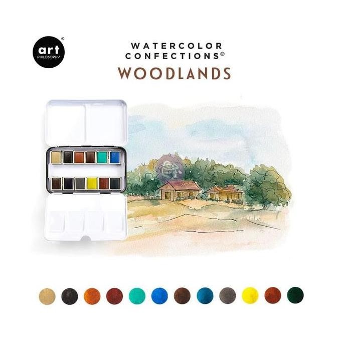 

ready !!! Prima Marketing Watercolor Confections (Woodlands) - 12 Colors
