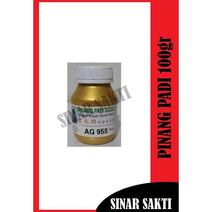 ready  Cat Emas Pinang Padi / Water Base Gold Paint