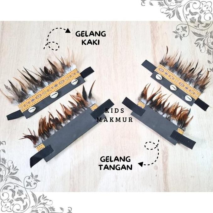 ready Topi adat dayak etnik dayak topi bulu dayak aksesoris kepala bulu