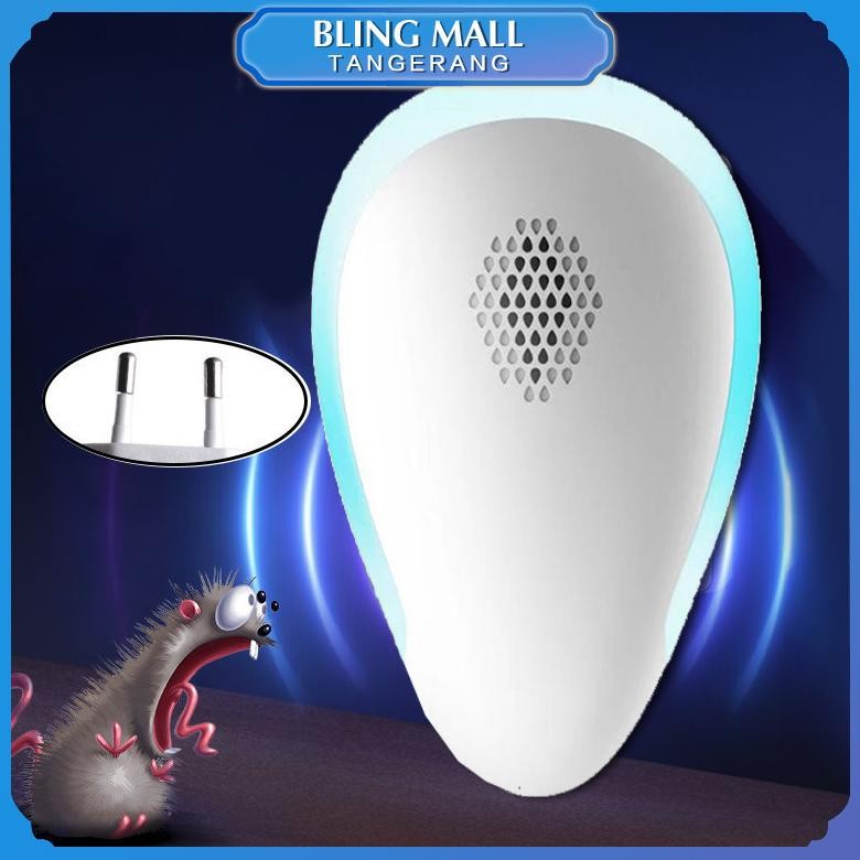 Ultrasonik Pengusir Tikus Elektrik EU Anti Tikus Elektrik Ultrasonik Portabl Mengusir Tikus