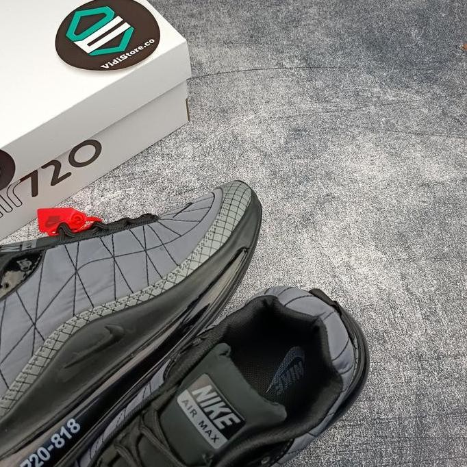 [SPESIAL] SEPATU SNEAKERS OLAHRAGA PRIA AIR MAX 720-818 RUNNING DARK GREY BLACK [BEST SELLER&REKOMEN