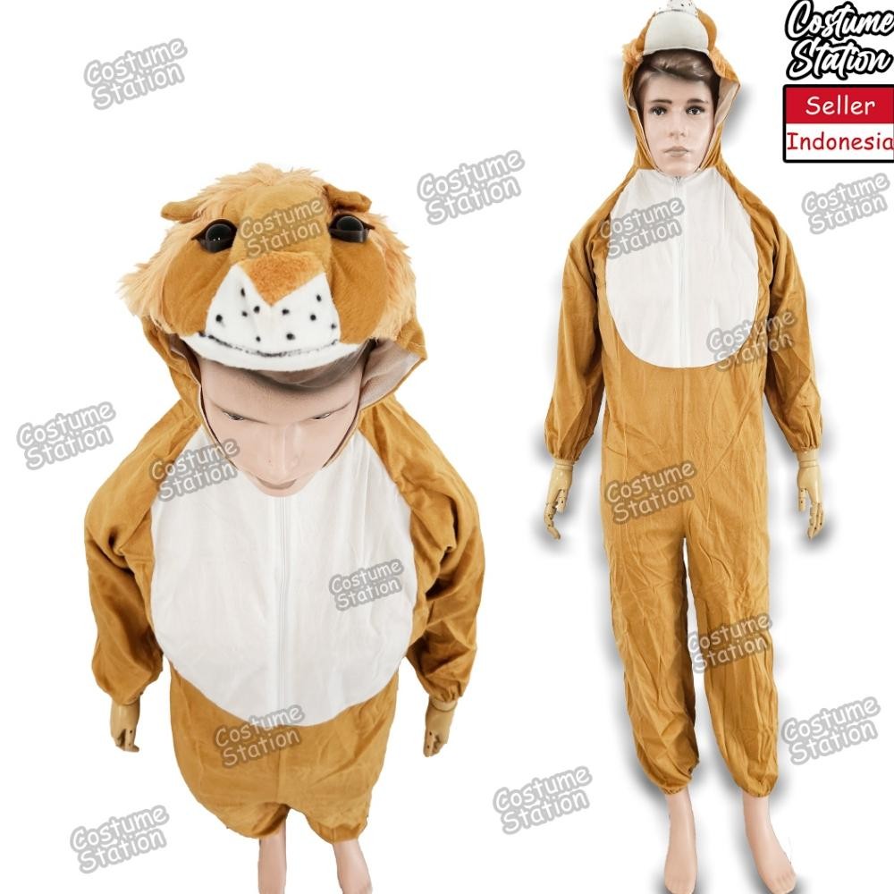 ''Terlaris" Kostum Onesie Lion / Costume Singa Hewan Binatang Animal Dewasa Murah