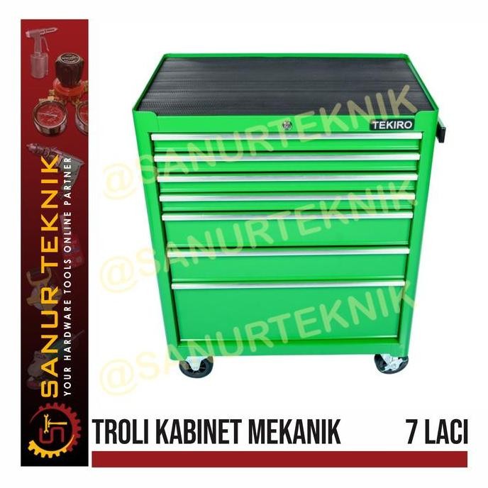 Terjangkau Tekiro Roller Cabinet 7 Drawer / Troli Kabinet Mekanik 7 Laci