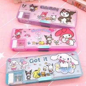 

As23 Yui-7 Gd-5 Tempat Pensil Sanrio Kuromi Melody Cinamoroll Magnet Anak Kotak Pensil Peralatan Sekolah At037 Terlaris Terlaris