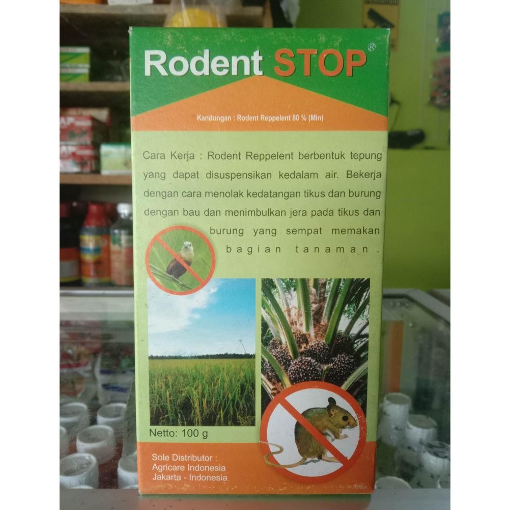 Pengusir Hama TikuS Dan Burung RODENT STOP 100 Gram