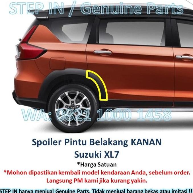 Spoiler Garnish Pintu Belakang Suzuki Xl7 Xl-7 Molding Hitam List Sgp Hemat