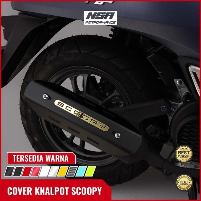 NSA COVER KNALPOT SCOOPY TUTUP KNALPOT ALL HONDA SCOOPY COVER KNALPOT SCOOPY TAMENG KNALPOT SCOOPY B
