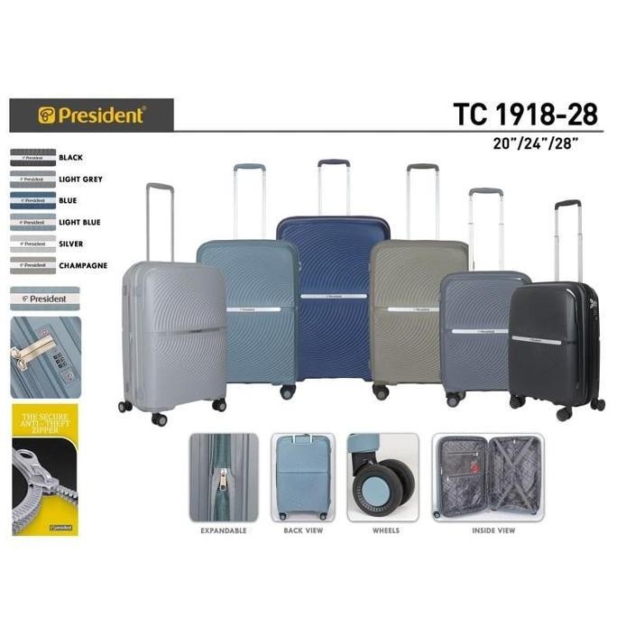 Koper President 5259 / 1918 Tsa 20 - 24 - 28 Inch Expanding Tsa