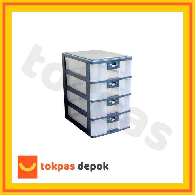 Diskon Laci Plastik Pressa Susun 4 Lion Star Pr 34 A 4 Kabinet Container