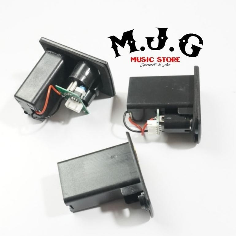 baterai box preamp equalizer gitar akustik or elektrik tempat baterai kotak 9V