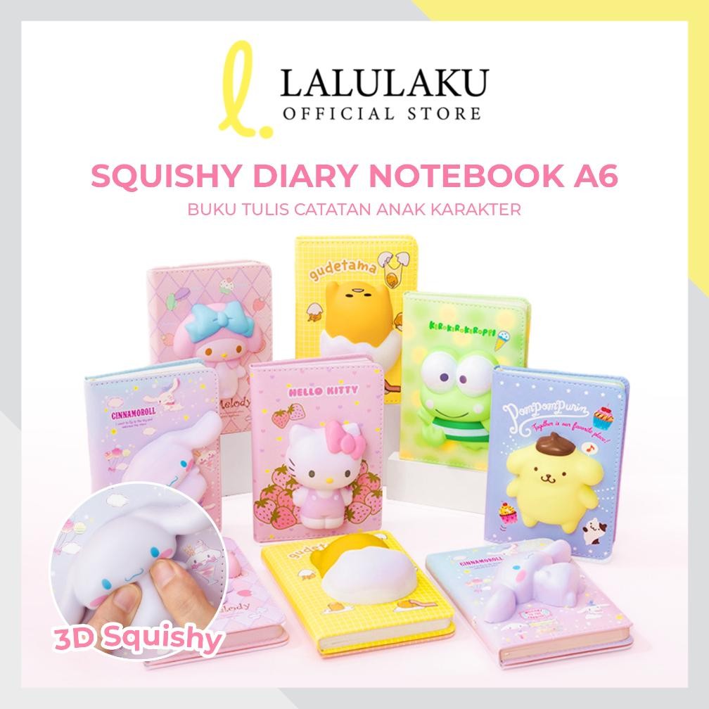 

Premium Buku Diary Melody Cinamonroll Hello Kitty 3D Squishy Book Notebook Agenda Buku Catatan Anak Buku Tulis Diary Kado Lucu Unik Diskon