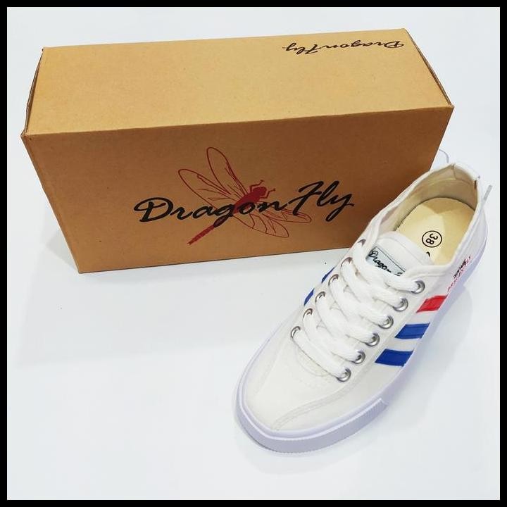 Terlaris Sepatu Capung Dragonfly Ori Falcon Putih Sepatu Pria Murah + K Kaki Good Quality