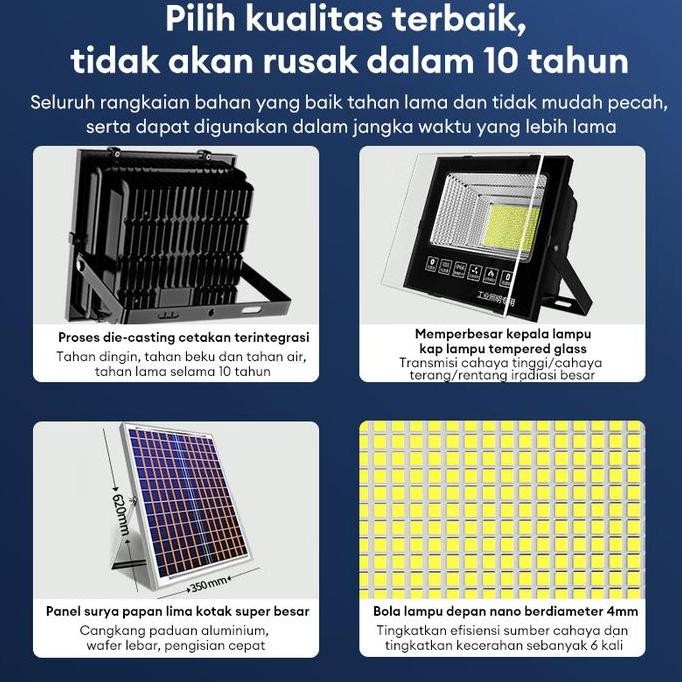

Garansi 10 tahunLampu tenaga surya Lampu solar panel Lampu solar cell lampu outdoor lampu sorot solar cell Super terang Sorot Surya Lampu Jalan 0 Biaya listrik sepanjang tahun Kontrol Cahaya Cerdas tahan air IP67 Taman halaman dalam dan luar ruangan