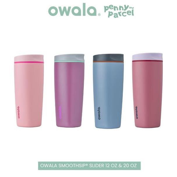 Preorder Owala Smoothsip Slider Coffee Mug Tumbler Kopiteh Stainless Steel