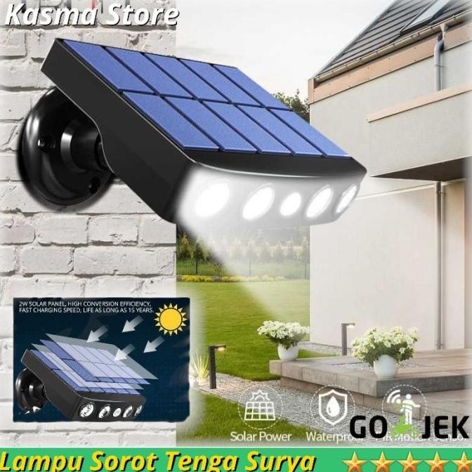 

Lampu Sorot Taman LED Tenaga Surya Solar Matahari Sensor Gerak Outdoor