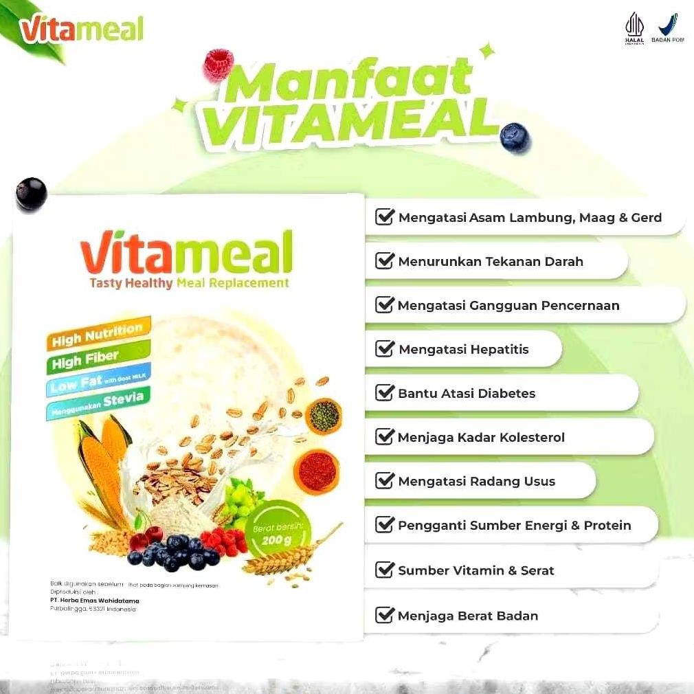 

Ready Vitameal Official Store Vitamil Gula Darah Vitamale Diabetes Untuk Diet 1 Box