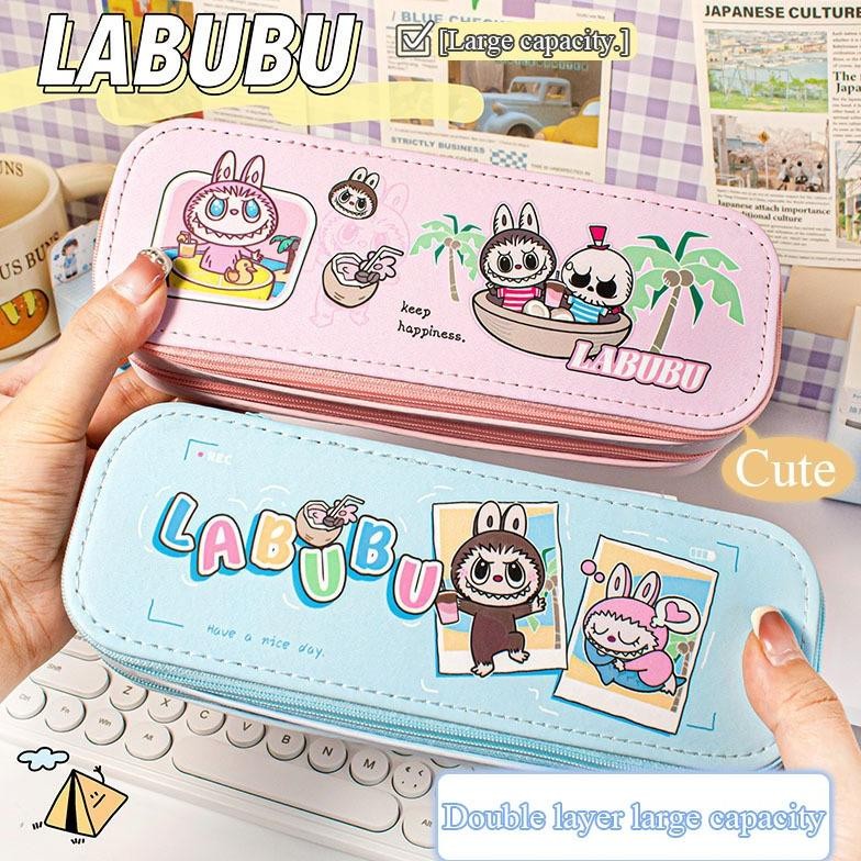 

READY STOK Tas Alat Tulis Labubu Kotak Pensil Kapasitas Besar Kotak Pensil Siswa Kotak Alat Tulis Kartun Lucu Siap kirim