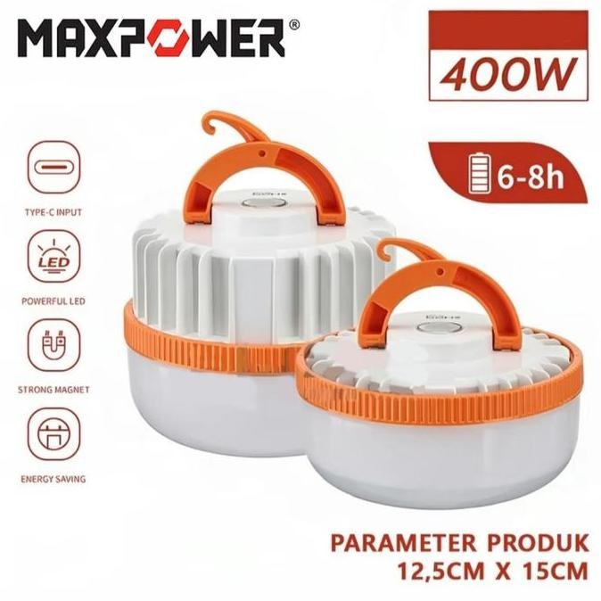 

Lampu Emergency Gantung Camping Lamp LED 400W & 300W Lampu Darurat Lampu Taman Lampu Belajar Lampu Multifungsi