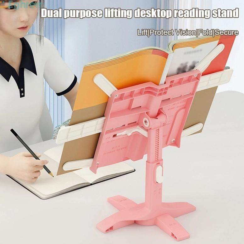 

TERMURAH Eeghrerro Rak Bacaan yang Dapat Diangkat Penyangga Buku Rak Buku Bacaan Anak Book Stand Reading Holder Pembatas Buku Lipat Siap kirim