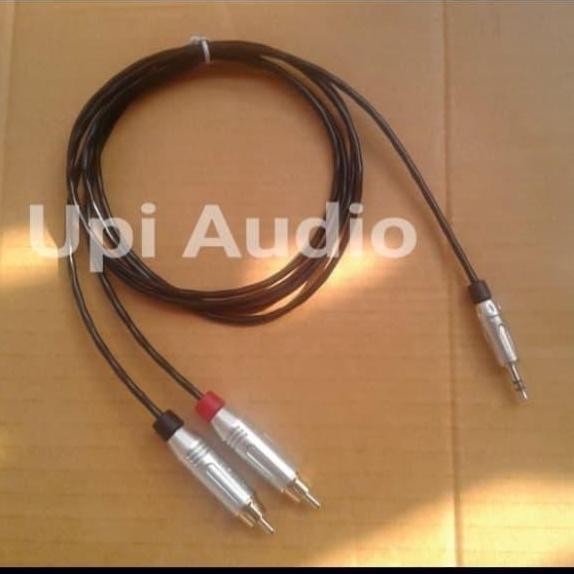 Jack Aux Amphenol 3.5Mm To Rca Male Kabel Canare Original 1M New Stok