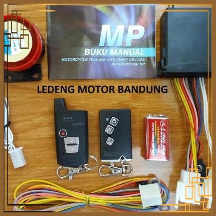 [LGM] ALARM MOTOR MP TWO WAY 2 ARAH REMOTER BUNYI STATER JARAK JAUH BAGUS