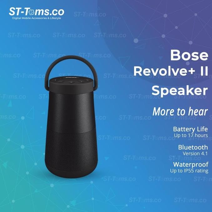 Bose Soundlink Revolve Plus Ii Bluetooth Speaker New Stok