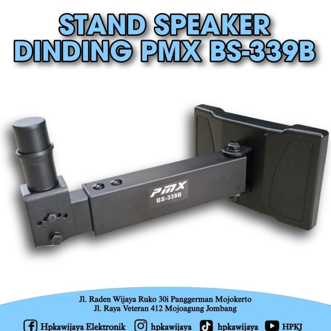 Stand Speaker Dinding Pmx Bs-339B Bracket Speaker Tusuk Pmx Bs 339 B New Stok