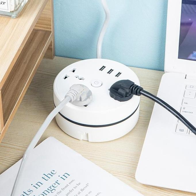NEW Colokan Listrik USB Smart Power Strip Steker listrik USB soket strip daya pintar