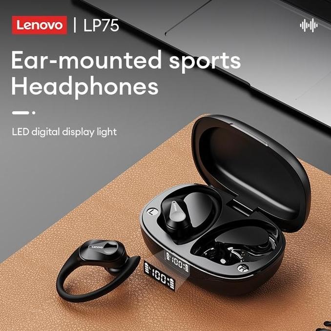Lenovo Thinkplus Lp75 Ows Open Ear Wireless Bluetooth Earphones Tws Sport Headset Ipx5 Waterproof He
