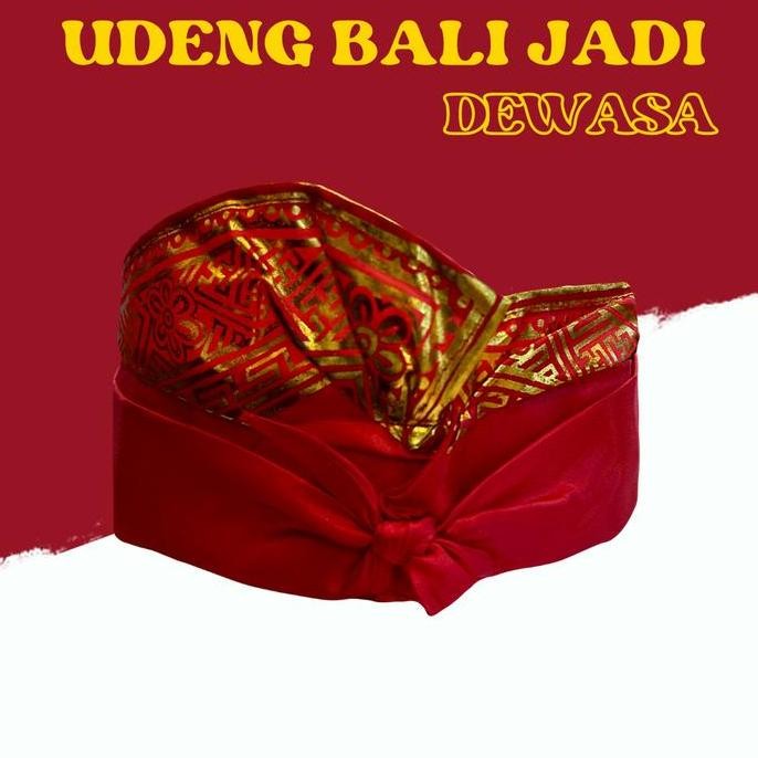 UDENG BALI JADI PRADA MERAH PUTIH DEWASA