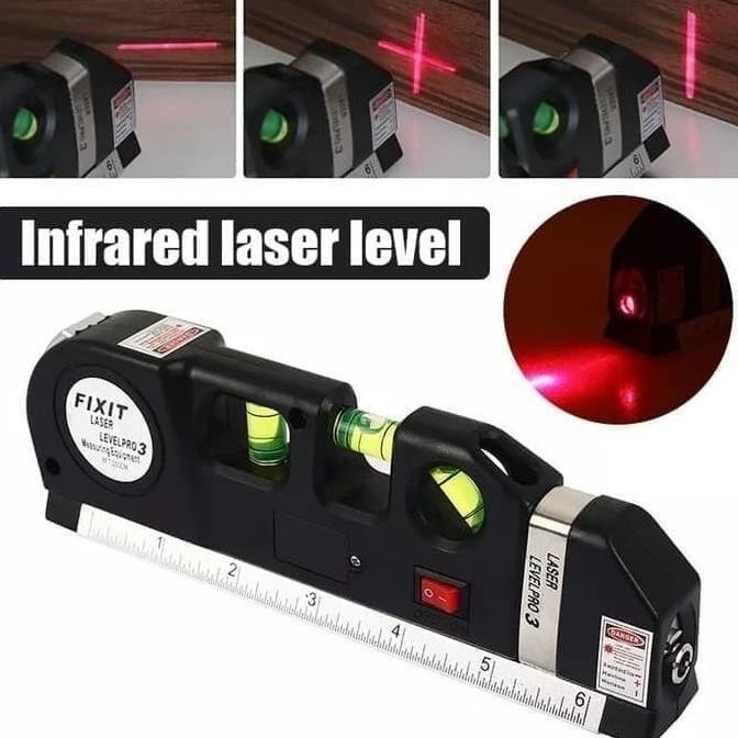NEW ORIGINAL Fixit Laser Level pro3 Kombinasi Meteran Laser Waterpass level pro 3 levelpro 3