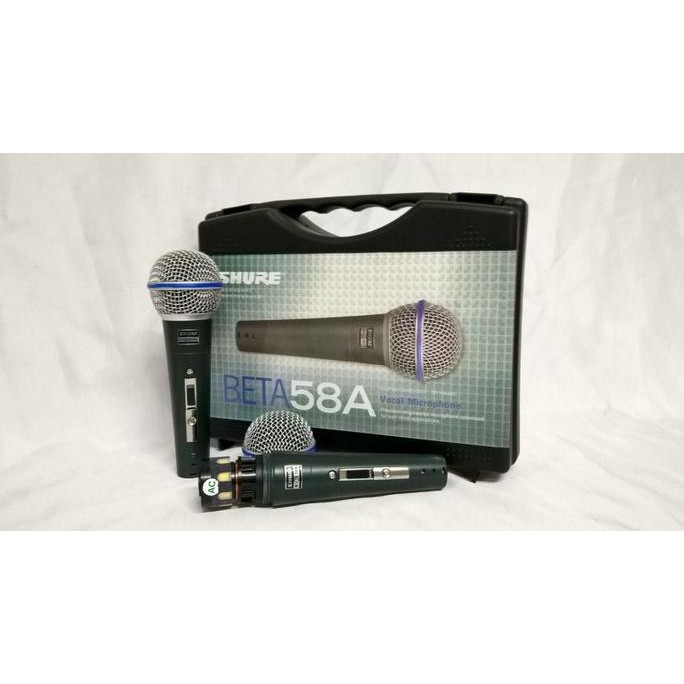 Mic Kabel Shure Beta 58A Isi 2 Mic New Stok