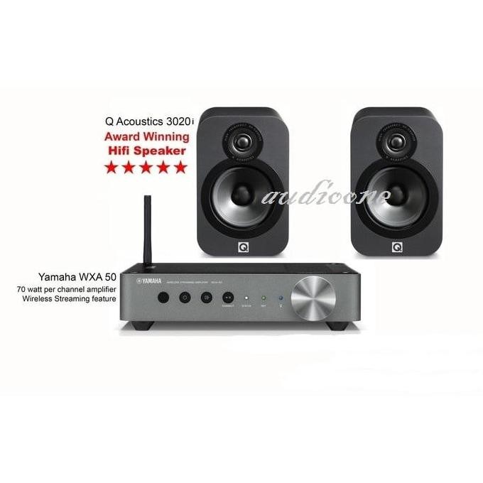 Paket Stereo Q Acoustics 3020I Yamaha Wxa50 Wxa-50 Wxa 50 New Stok