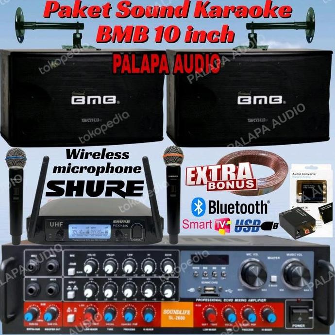 Paket Karaoke Bmb 10 Inch Exclusive/ Paket Karaoke New Stok