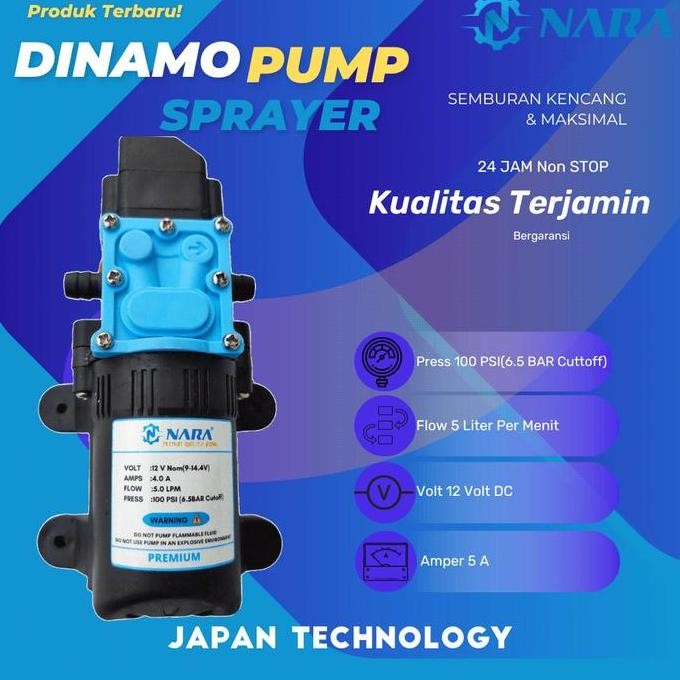 Termurah Dinamo Nara Sprayer Elektrik 12V Dc Pompa Air Minum Kangen Water