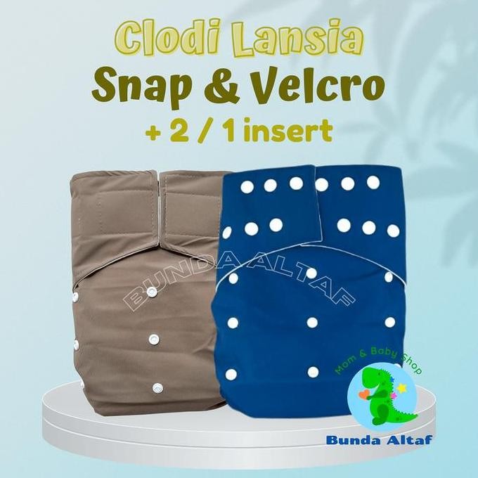 Ready Stock Clodi Lansia / Popok Kain Dewasa Bisa Dicuci Snap Dan Perekat [ Bunda Altaf ] Orang Tua